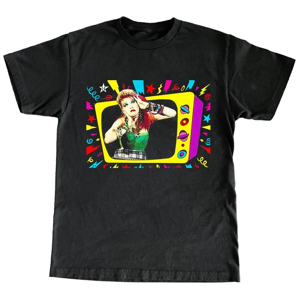 Retro Cyndi Lauper Unisex Unisex S-5XL Shirt 14D54 S разноцветный