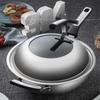 ASD Honeycomb Stainless Steel Wok