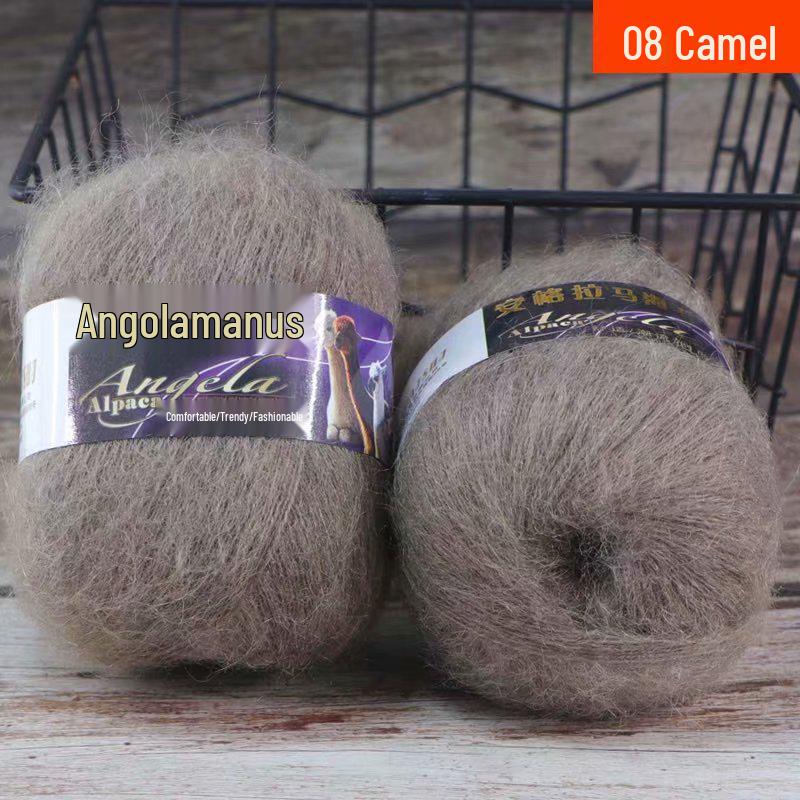 Angola Fine Mohair Yarn for Hand Knitting - Medium Fine Wool Yarn