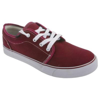 Boys 4 Eye Padded Canvas Deck Shoes