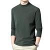 Men S Half High Neck Long Sleeve Casual Base Layer T Shirt