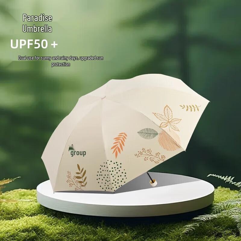 

Paradise Umbrella Manual 3-Fold UV Sun & Rain Umbrella