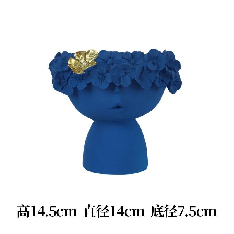 

Скандинавское украшение для дома Ваза для цветов Украшение гостиной Вазы Милая девушка Сосуд для расстановки цветов Настольные аксессуары