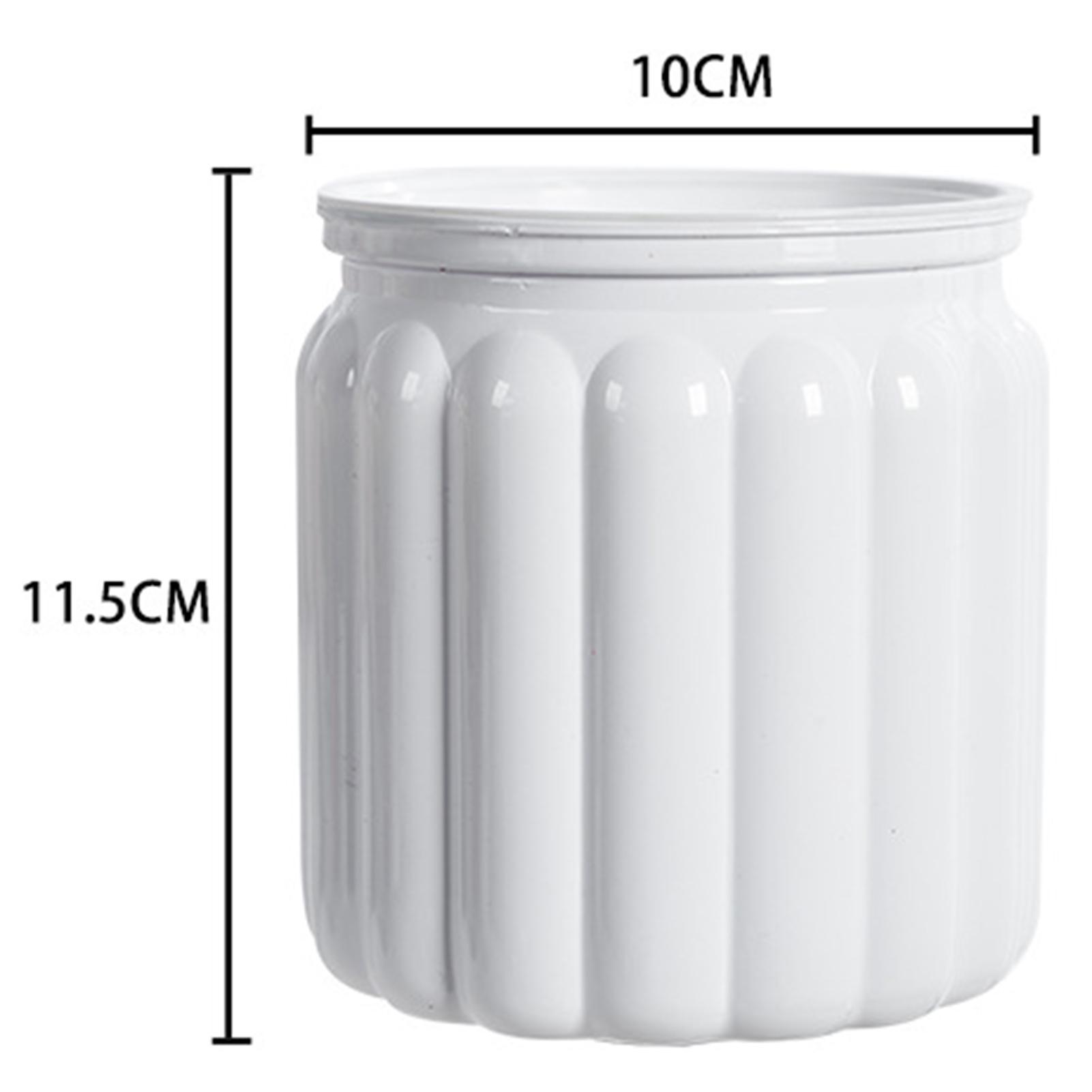 Transparent Plastic Flower Vase Self Watering Flowerpot Automatic Tabletop Lazy Hydroponic Succulent Plant Pot Home Office Decor
