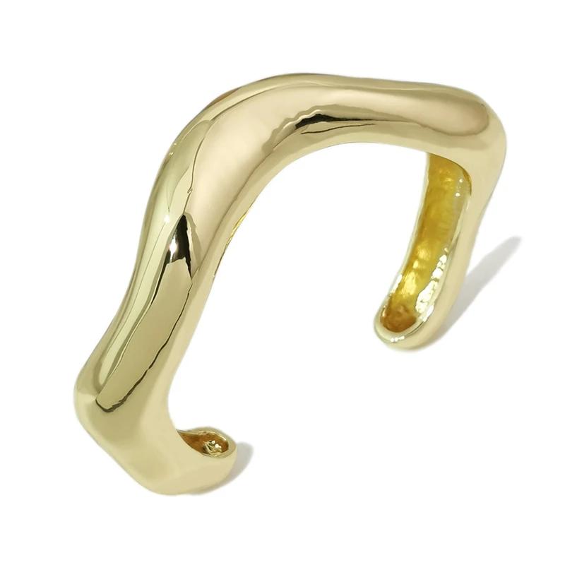 

Преувеличенный толстый тяжелый металлический женский браслет-манжета панк готический нерегулярный широкий браслет на руку ювелирные изделия панк мужской браслет