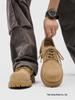 Men's Retro Derby Shoes 2025 - Spring/Summer Low-Top Martin Boots, Thick-Soled, Height-Increasing, Breathable Suede.