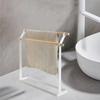 Double Bar Vertical Towel Holder Stable Washcloth Dishcloth Hanger Towel Drying Rack  for Home