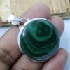 Malachite Natural Gemstone 925 Sterling Silver Necklace Pendant For Women