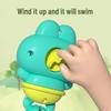 Douyin Baby Bath Toys: Wind-up Swimming Frog for Infants