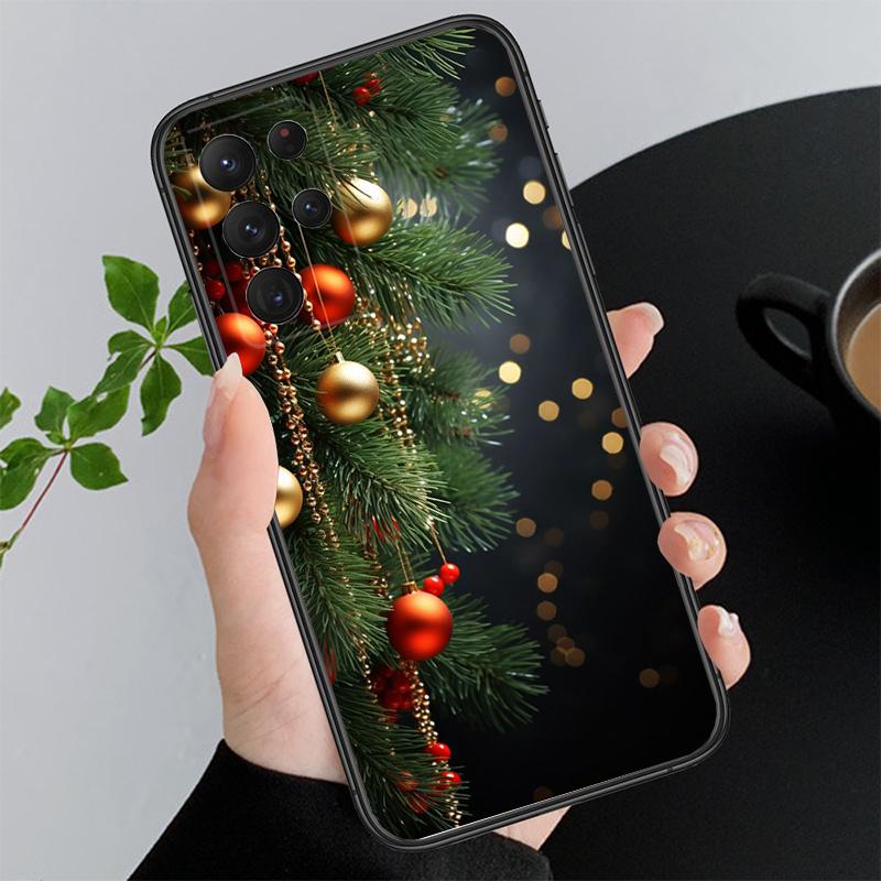 

Merry Christmas Tree Phone Case For Samsung A55 A16 A56 A36 A35 A15 A53 A54 A33 A34 A25 A05S A52 A52S A14 A24 A26 A71 A53 5G