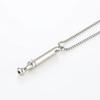 Meditation Regulates Breathing to Decompress Men and Women Small Waist Round Tube Whistle Pendant