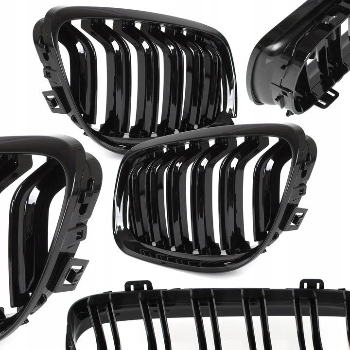 Nerki Grill Atrapa Czarny Połysk Do Bmw E90 E91Lifting 2008-2013