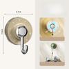 Suction Cup Hook, Strong Load-bearing, Vacuum, No Punching, Suction Cup Type Adhesive Hook, Bathroom Seamless Adhesive Hook, Door Hook