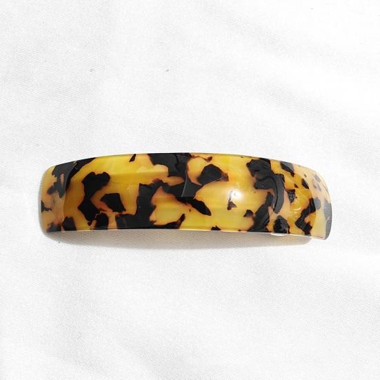 Hairpin Wide-Edge Arc Design Smooth Hair Styling Spring Hair Clip Lightweight Decorative Hair Accessory