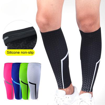 Sports Compression Calf Sleeves Anti-Slip Leg Sleeves Footless Socks Runners Shin Splints Varicose Veins Calf Calf Protective Gear