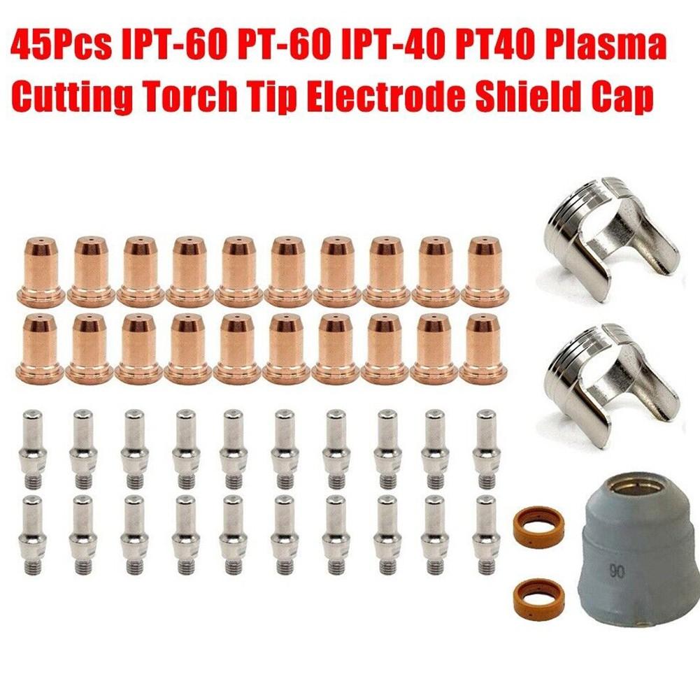 AIC LASKRAAM 45 stuks Voor IPT-60 PT-60 IPT-40 PT40 Plasma Snijtoorts Tip Elektrode