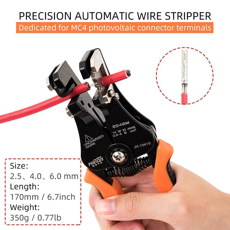 Solar Pv Cable Stripper Tool Range For Solar Connectors Panel Installation Stripping Plier