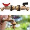 IBC Tote Tank Fittings 3/4'' Leakproof Brass Hose Valve Faucet for Ton Bucket Garden Hose Connection Garden Irrigation Outdoor
