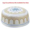 Islam Embroidery Cotton Prayer Hat Musliman Turban Muslim Hat India Caps