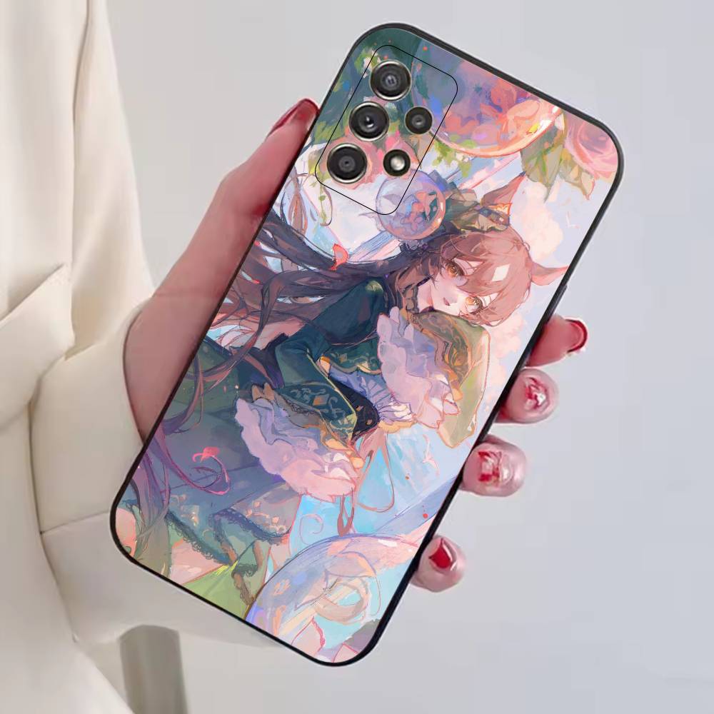 Umamusume Game Satono Diamond Phone Case For Samsung S25,S24,S21,S22,S23,S30,Ultra,S20,Plus,Fe,Soft Silicone Black Cover
