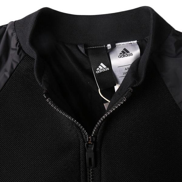 Adidas Jackets Women's Black Stand Collar Moderate Pilot DN3169