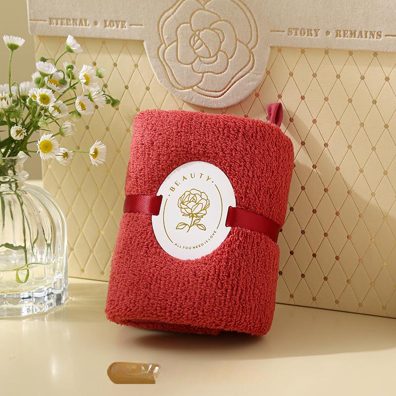 Hand Towel Can Be Hung with Hand Towel Coral Velvet Absorbent Wedding Return
