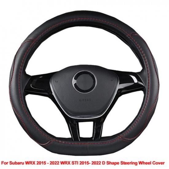 D Shape Car Steering Wheel Cover For Subaru WRX 2015 -  WRX STI 2015-