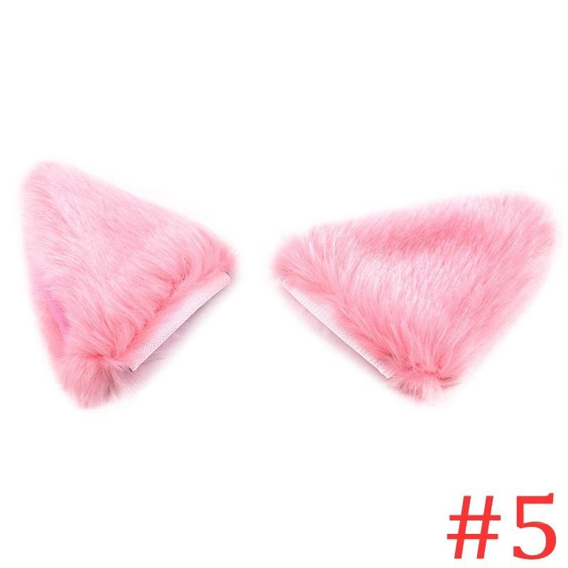 

Orecchiette Partys Cat Fox Длинные меховые уши Аниме Неко Костюм Заколка для волос Косплей 5
