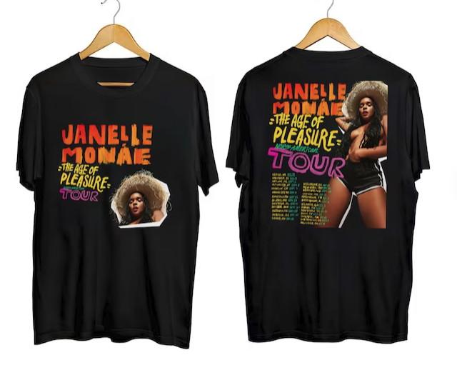 Janelle Monáe The Age of Pleasure Tour 2023 Shirt Unisex T-Shirt S