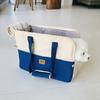 Borsa a tracolla per animali domestici Borsa tote portatile per viaggi con animali domestici Morbida traspirante Sedile per auto per cani Portatile Antiscivolo Borsa per il trasporto del gatto Uso per cani di piccola taglia