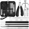 Nail Clippers Tools Manicure Set 11 Pieces Nippers Scissors