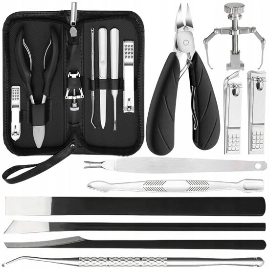 Nail Clippers Tools Manicure Set 11 Pieces Nippers Scissors