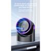 Ice Desktop Fan with Digital Display - High-speed Turbo, 5-speed Adjustment, Portable USB/battery Powered, Rechargeable Portable Fan