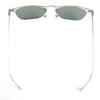 Excellent FRED Sunglasses Silver Green Lens Titanium Mens FG40009U Used