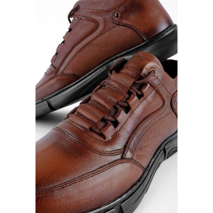 Men's Genuine Leather Casual Comfort Shoes - Half Boots