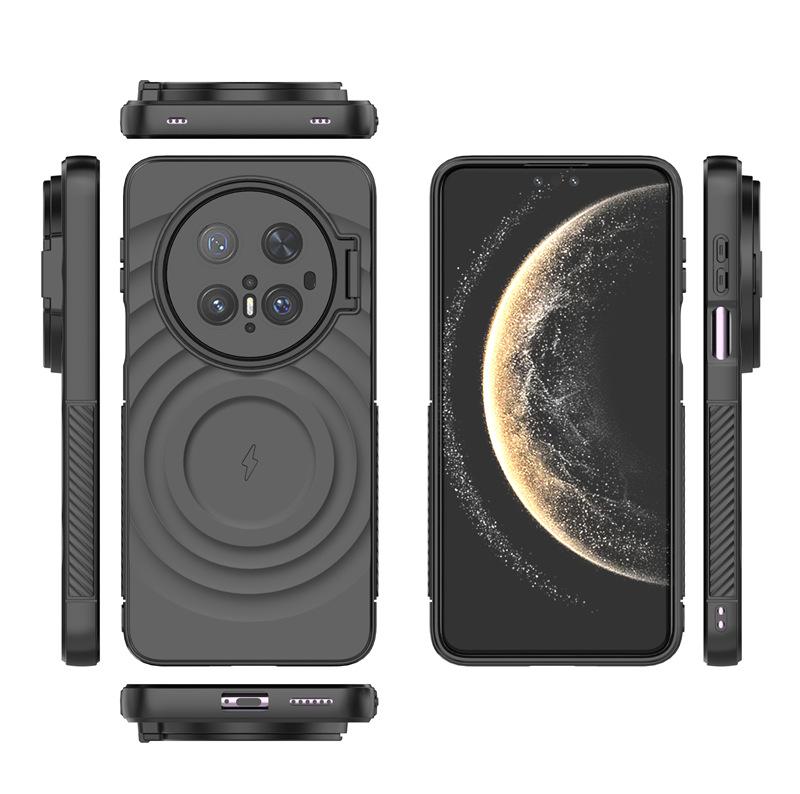 Suitable for Huawei Mate70 mobile phone case Mate70 Pro magnetic suction liquid silicone skin feeling all-inclusive anti-drop soft case