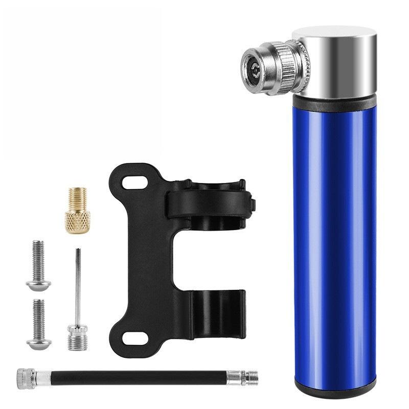 Aluminum Alloy Portable Mini Bike Pump Hand Air Inflator Lightweight Design for Fast Cycling Tire Inflation Outdoors