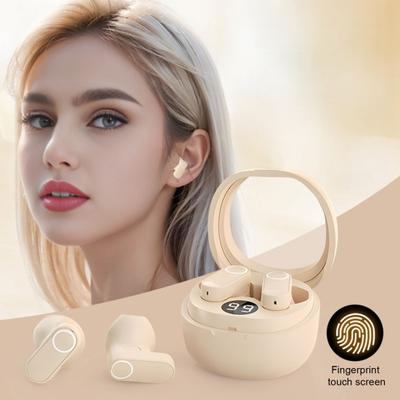 1 Paar Kabellose Kopfhörer Half-in-Ear Geräuschunterdrückung HiFi-Sound Bluetooth-kompatibel 5.3 Ohrhörer Sport Lauf-Kopfhörer Headset