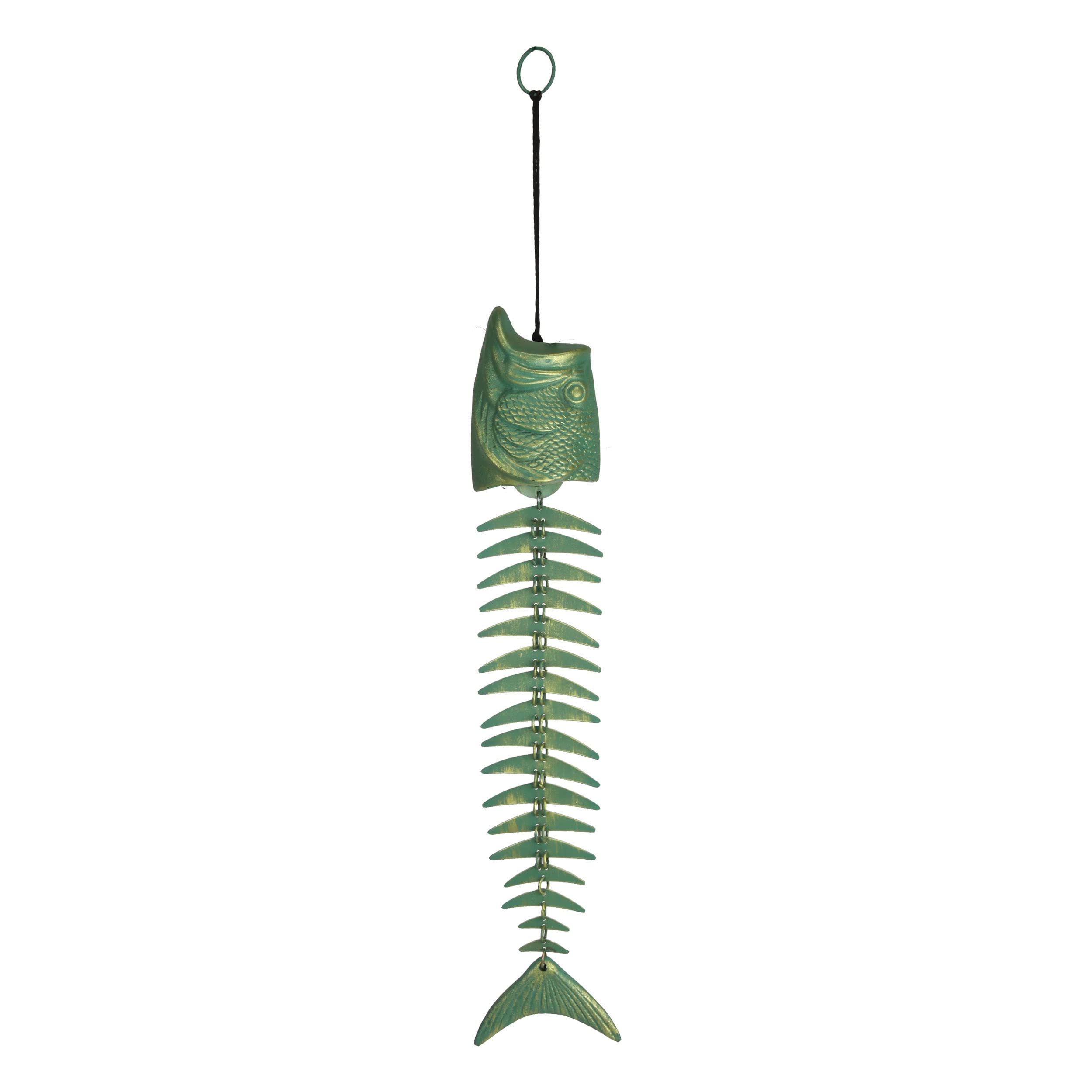 

Rivers Edge Metal Fish Chime Wind Chime Edge/Reverse Windchimes/Wind No.605
