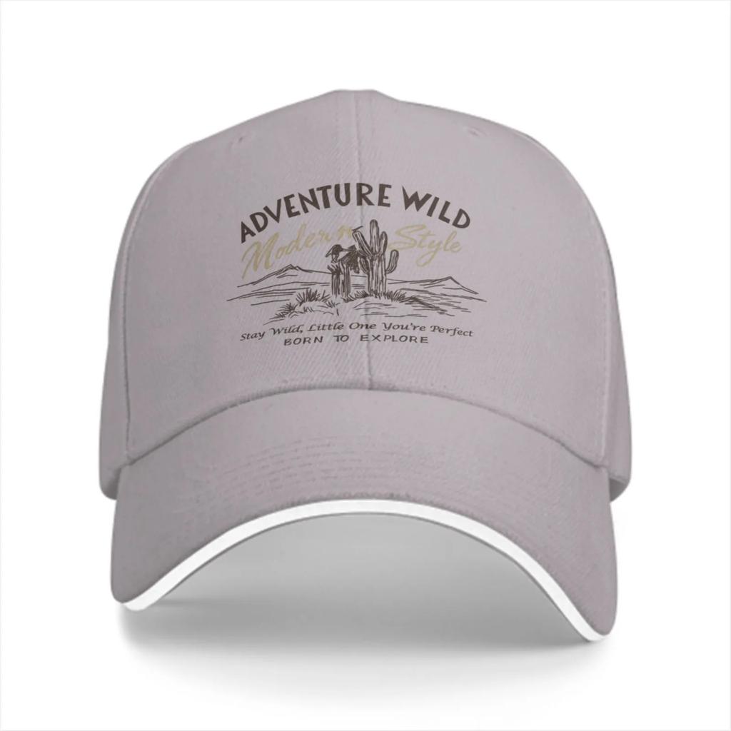 Adventure Wild Cactus Graphic Baseball Cap Unisex Polyester Casual Adjustable Explore Hat