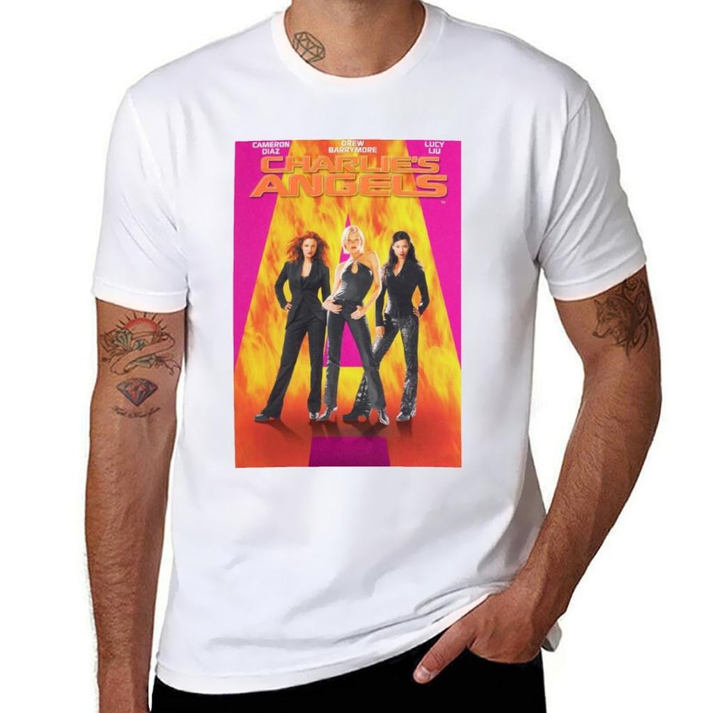 T-shirt Poster Charlie's Angels T-shirt Grafica Semplice