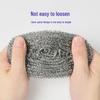 10-Pack Large Stainless Steel Wire Scrubbers for Kitchen and Dish Cleaning
