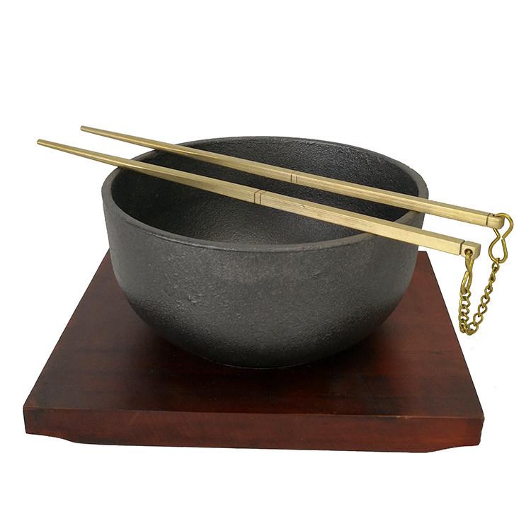 Korean Japanese Cast Iron Rice Bowl, Claypot & Charcoal Brazier Tableware