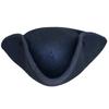 Pirate Captain Hat for Women Man Unisex Halloween Costume Tricorne Hat Cosplay Pirate Hat Stage Performances Cocked Hat