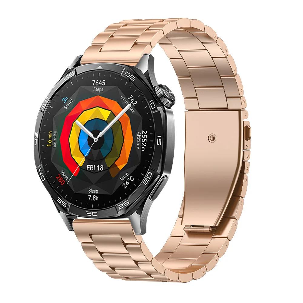22mm 20mm 18mm Metal Band For Huawei Watch 5/GT5/4/3Pro 46mm Stainless Steel Bracelet For Huawei Watch GT5 Pro 42mm GT5/4 41mm