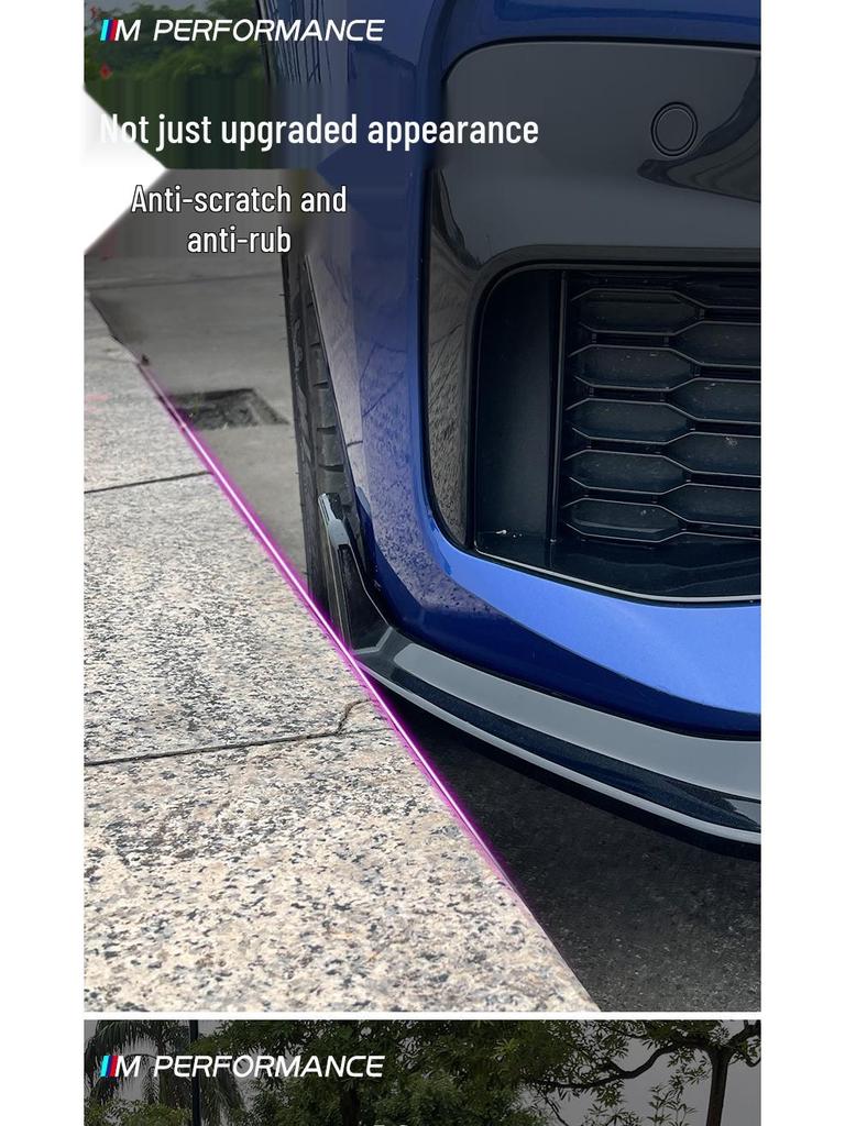 Front Lip & Bumper Kit for 20-25 BMW 3 Series - Black MP