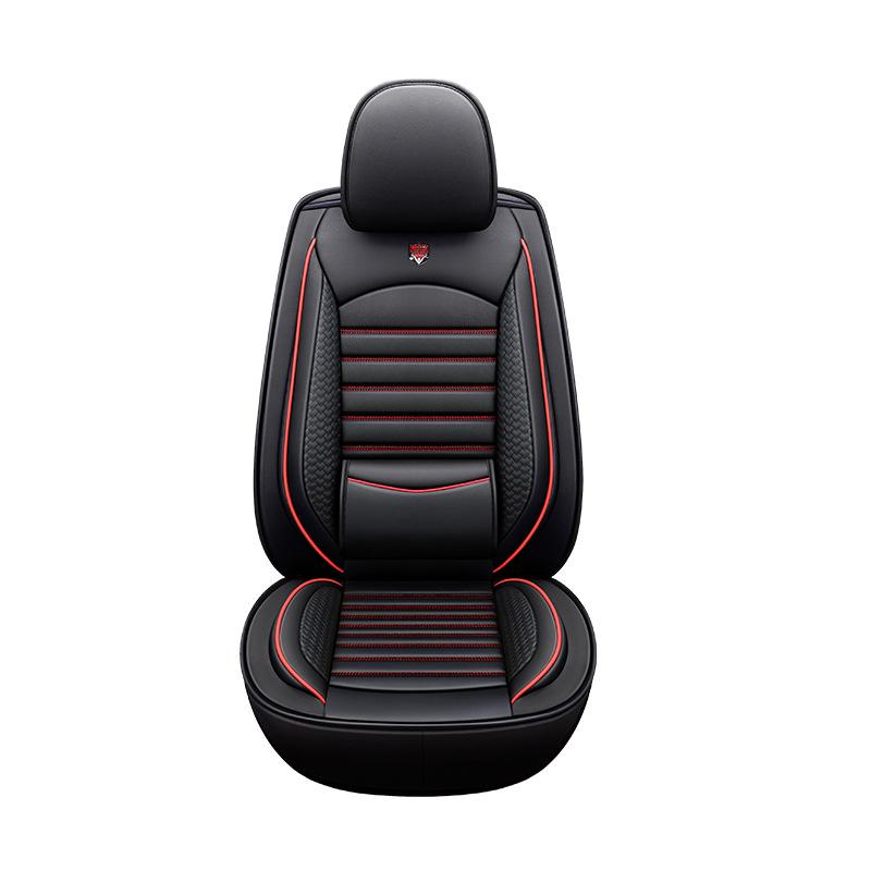1PC PU Leather Car Seat Covers Breathable and Waterproof Faux Leather Automotive Seat Covers for Cars SUV Truck Sedan Universal Anti Slip Seat Cover