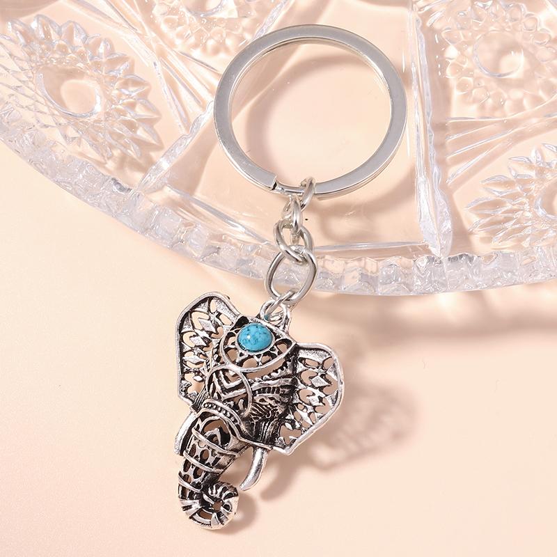 Retro Alloy Sun Moon Keychain Metal Star Keyring Pendants for Car key Holder Handbag Decor Jewelry Gifts Accessories