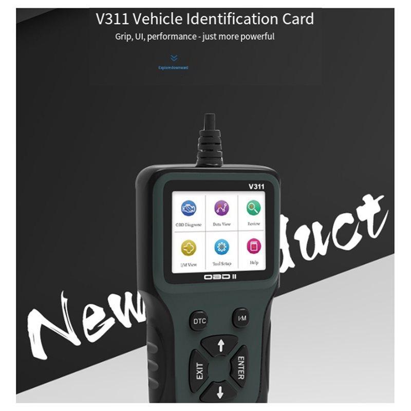 V311 OBD2 Detector For Car Fault Diagnostic Scanner Multi-Language For Engine Detection For Car Diagnosis Tools