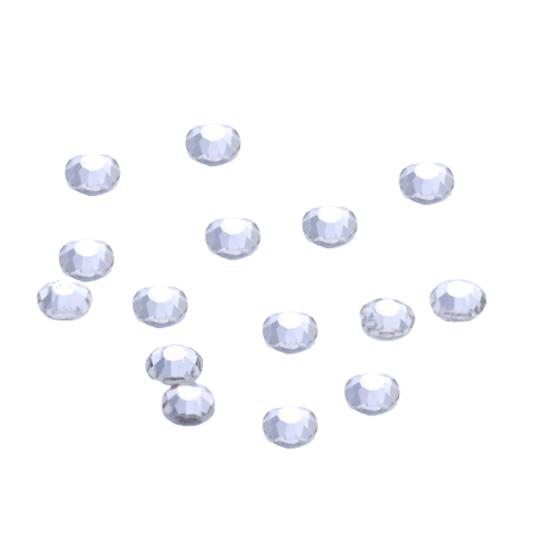 1 Pack White AB DIY Flatback Rhinestones Glitter for Nail Art Phone Case Decor